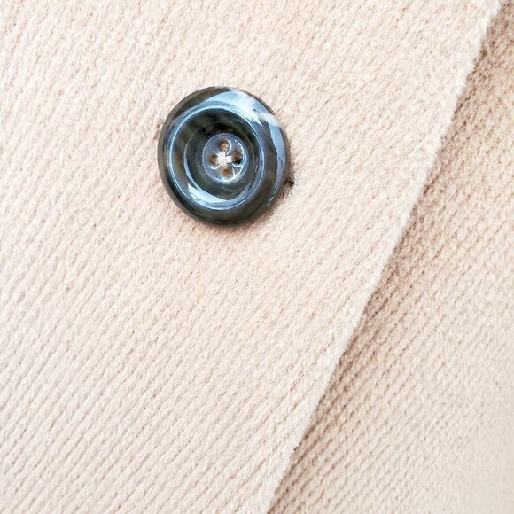 Victor Alfaro Wool Coat with Oversized Collar and Dolman Sleeves - Picture 4 of 12